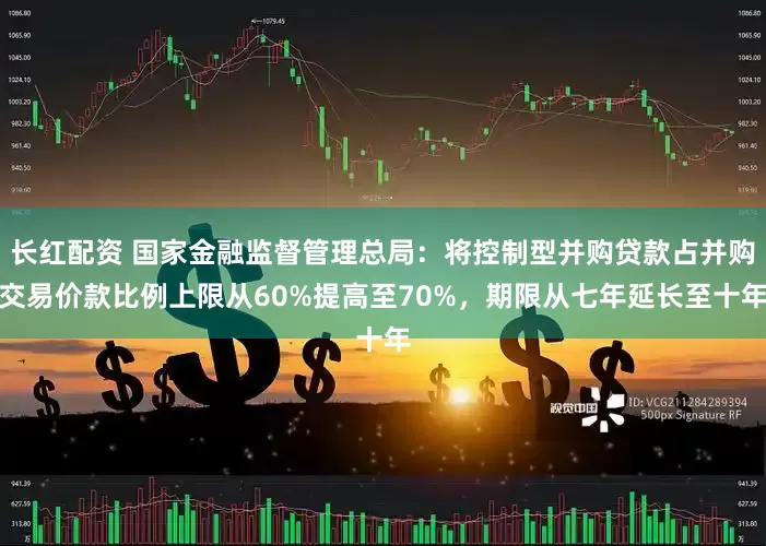 长红配资 国家金融监督管理总局：将控制型并购贷款占并购交易价款比例上限从60%提高至70%，期限从七年延长至十年