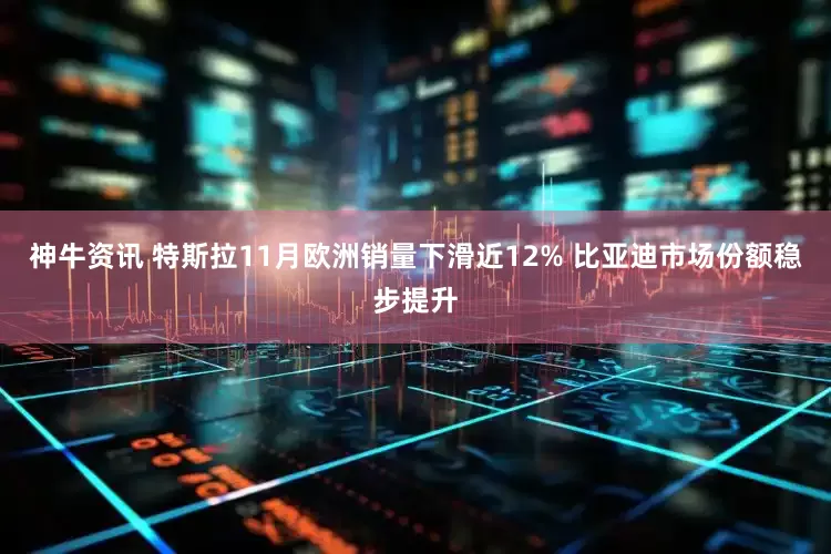 神牛资讯 特斯拉11月欧洲销量下滑近12% 比亚迪市场份额稳步提升